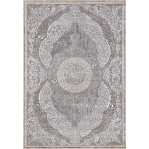 Классический ковер дизайн 85 Серый с коричневым